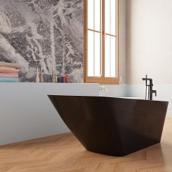 Frank Акриловая ванна 170х80 F6106 black/white – фотография-4